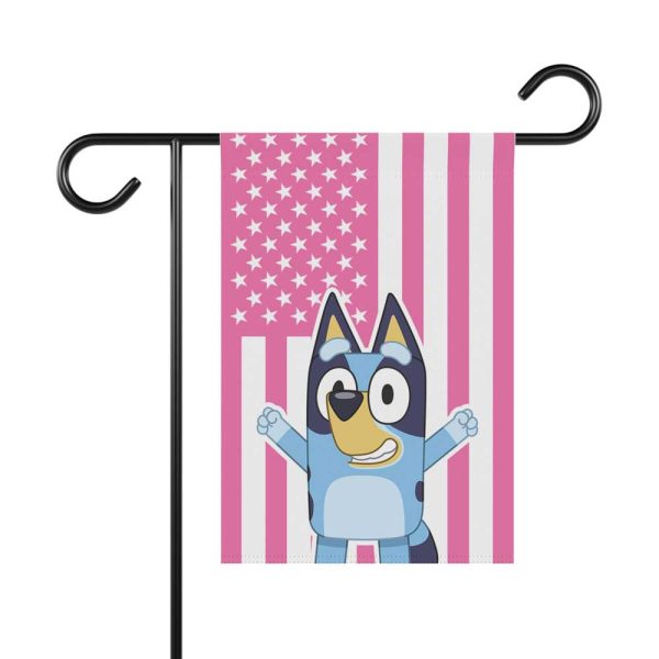 Bluey Cartoon Movie 4th of July Flag