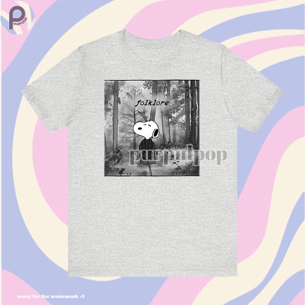 Snoopy Folklore Taylor Swift Shirt
