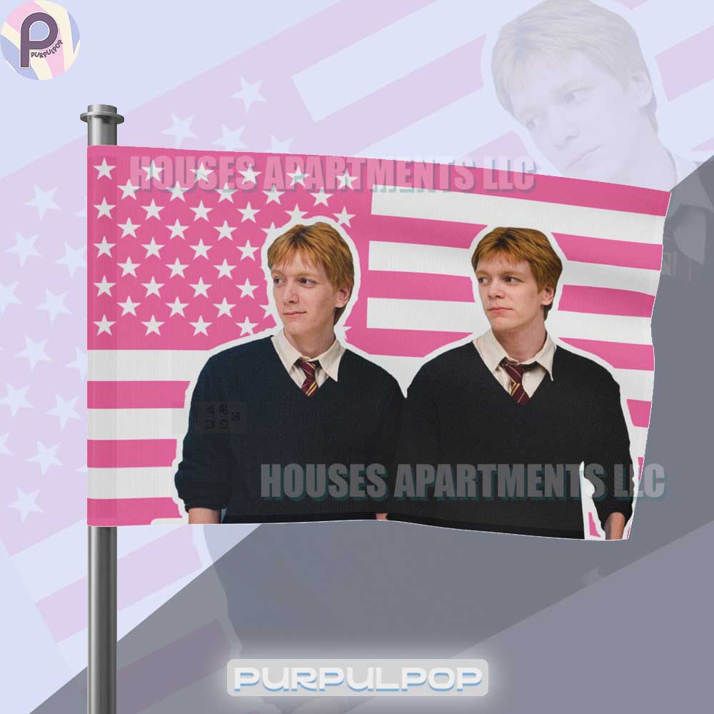 Fred and George Harry Potter 4th of July Flag Fred and George Harry Potter 4th of July Flag