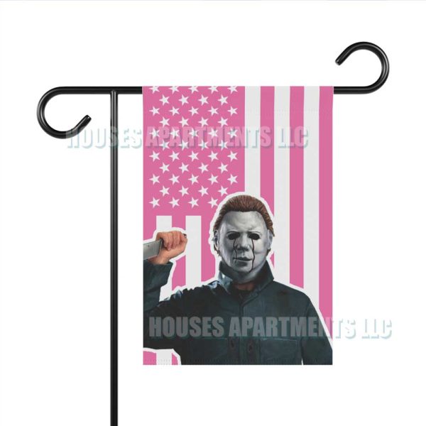 Michael Myers Halloween Horror 4th of July Flag