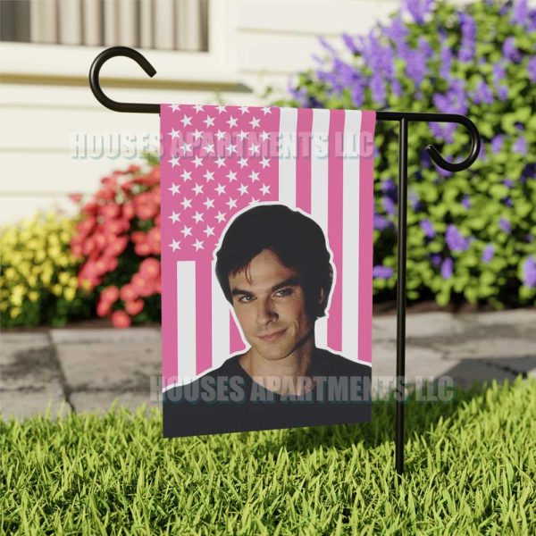 Damon Salvatore The Vampire Diaries 4th of July Flag