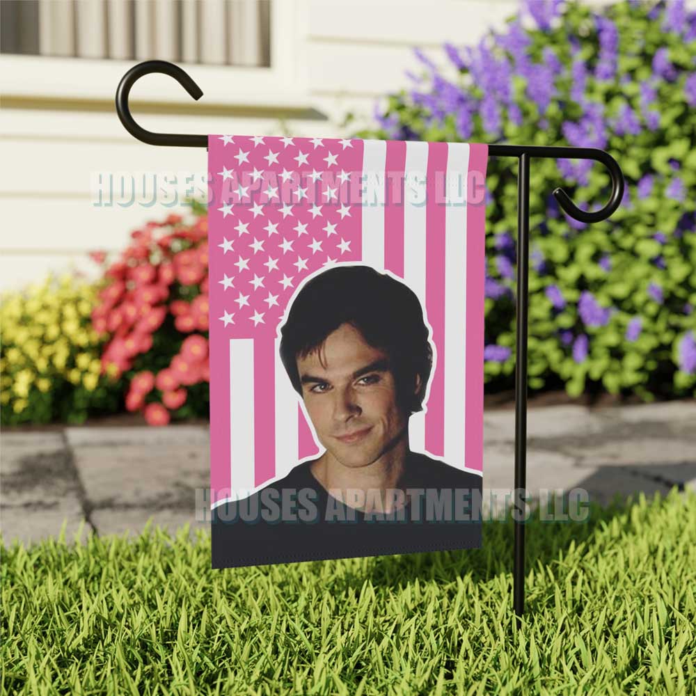 Damon Salvatore The Vampire Diaries 4th of July Flag Damon Salvatore The Vampire Diaries 4th of July Flag