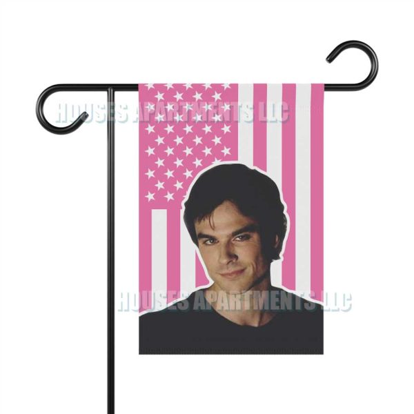 Damon Salvatore The Vampire Diaries 4th of July Flag