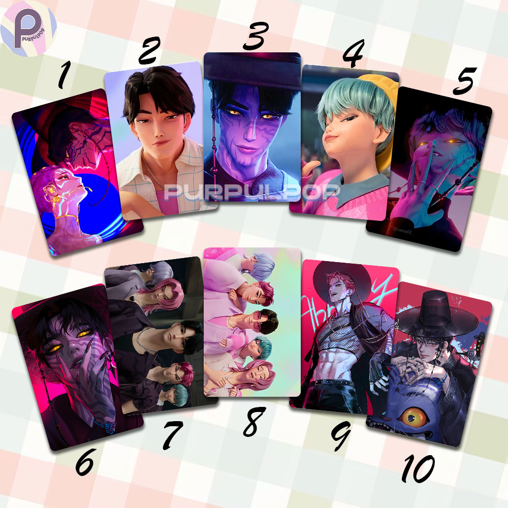 Jinu Rujinu Saja Boys Kpop Demon Hunters Photo Card Jinu Rujinu Saja Boys Kpop Demon Hunters Photo Card
