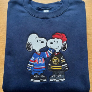 Snoopy Hollanov Heated Rivalry Embroidered Shirt