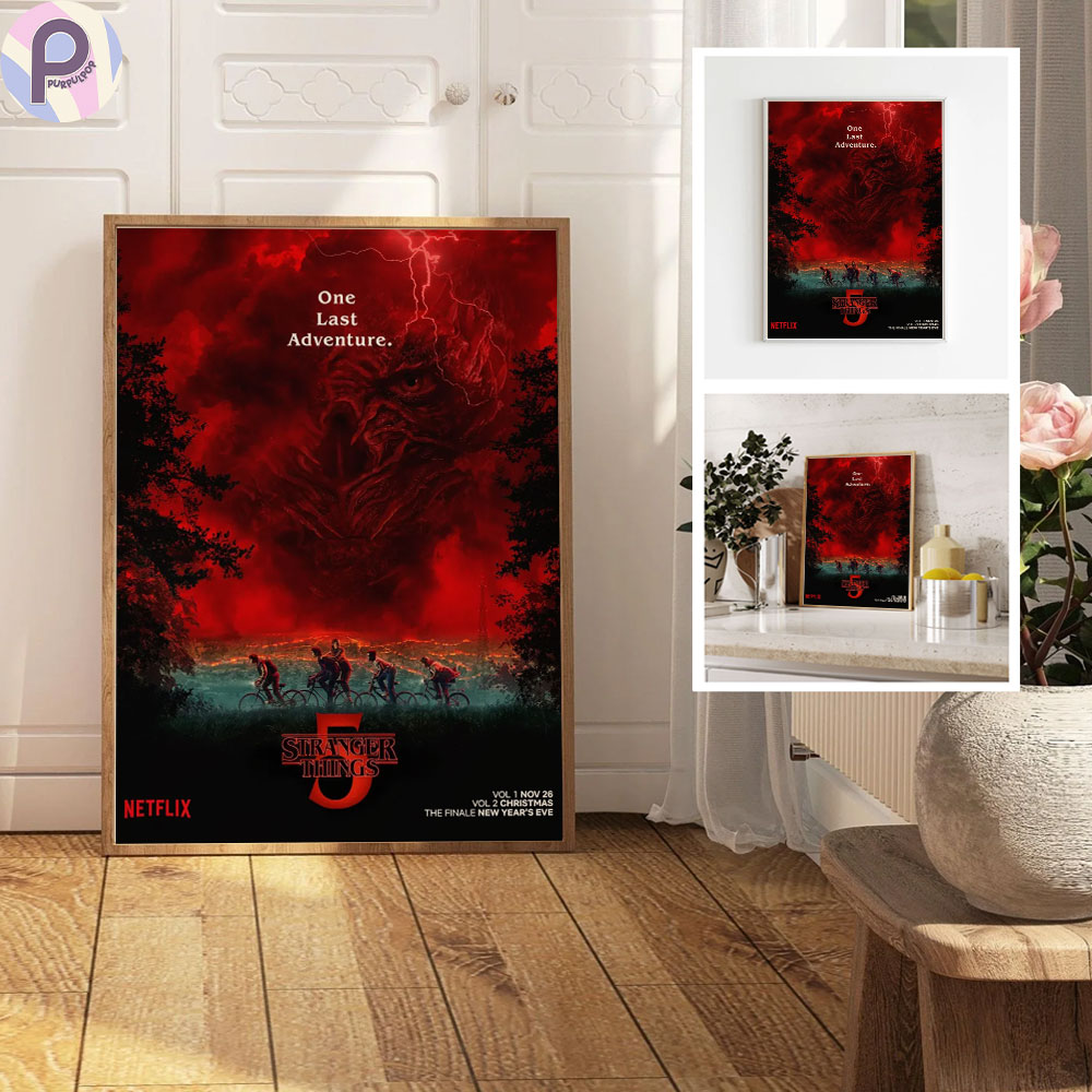 Stranger Things Season 5 One Last Adventure Poster Stranger Things Season 5 One Last Adventure Poster