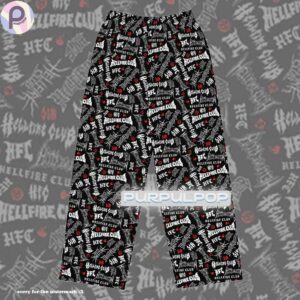 Stranger Things Hellfire Club Pajama Set