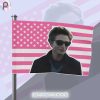 Damon Salvatore The Vampire Diaries 4th of July Flag