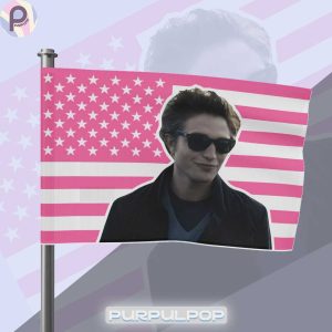 Edward Cullen Twilight Saga 4th of July Flag