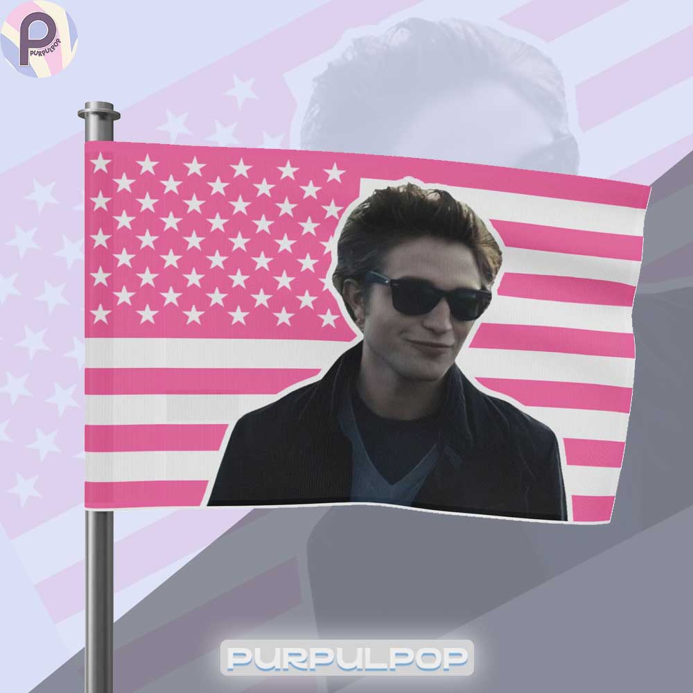 Edward Cullen Twilight Saga 4th of July Flag Edward Cullen Twilight Saga 4th of July Flag