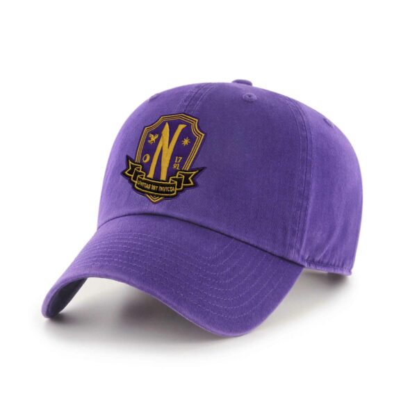 Wednesday Nevermore Academy Embroidered Washed Hat