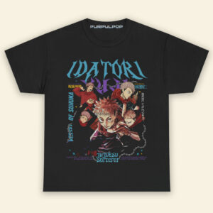 Itadori Yuji Jutjusu Kaisen Chain Vintage Shirt