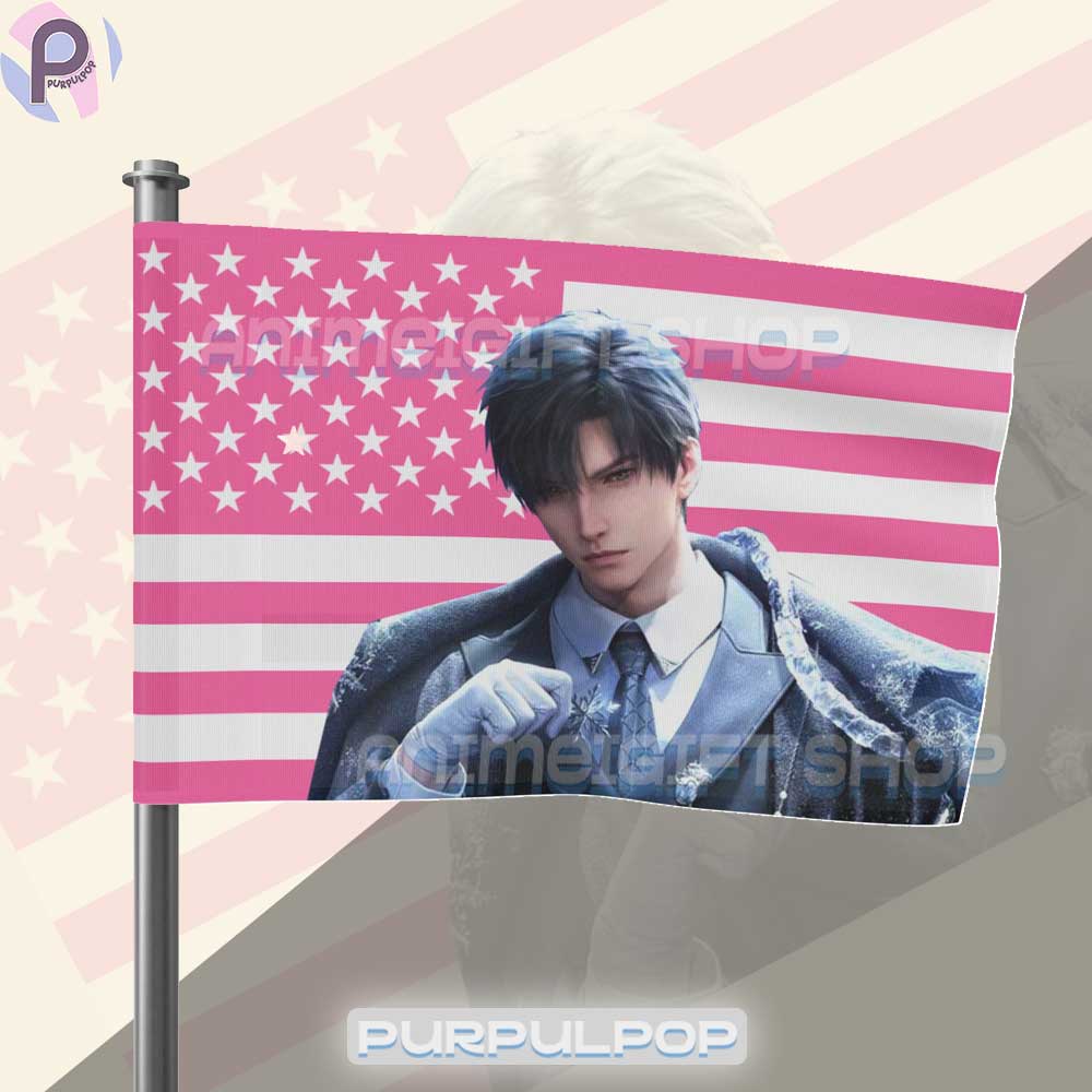 Zayne Love and Deepspace 4th of July Flag Zayne Love and Deepspace 4th of July Flag