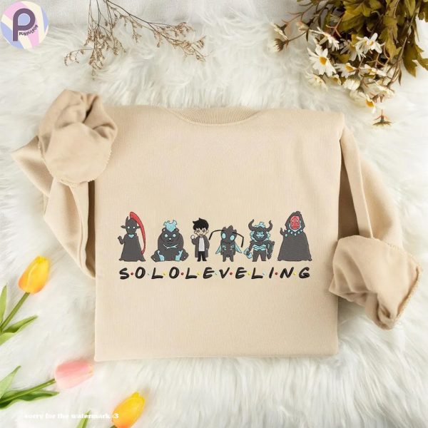 Solo Leveling Monster Chibi Embroidered Shirt