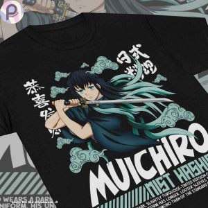 Muichiro Mist Hashira Vintage Retro Demon Slayer Shirt