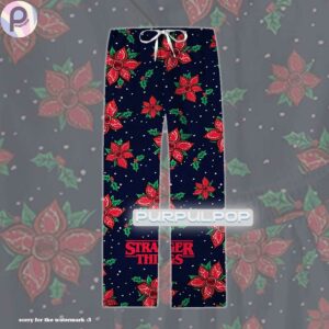 Demogorgon Flowers Stranger Things Pajama Set
