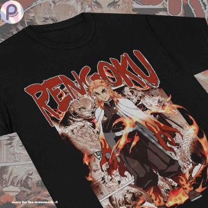 Rengoku Flame Hashira Vintage Retro Demon Slayer Shirt