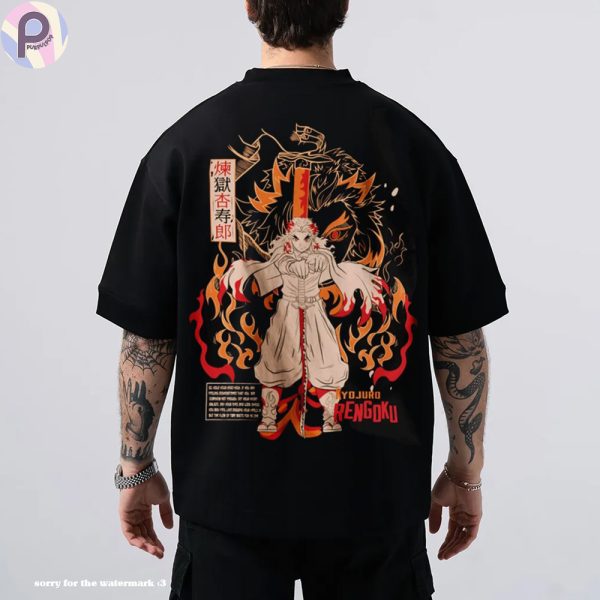 Rengoku Kyujuro Demon Slayer Kitmesu No Yaiba Shirt