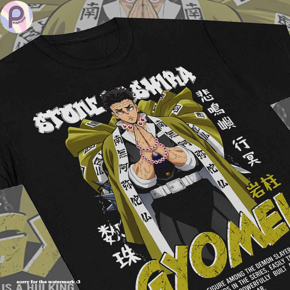 Gyomei Stone Hashira Vintage Retro Demon Slayer Shirt Gyomei Stone Hashira Vintage Retro Demon Slayer Shirt
