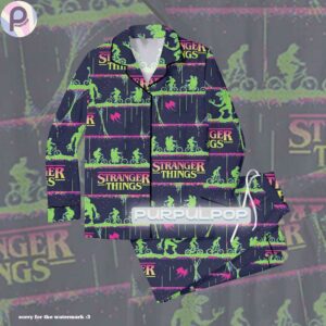 Upside Down Stranger Things Pajama Set
