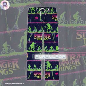Upside Down Stranger Things Pajama Set