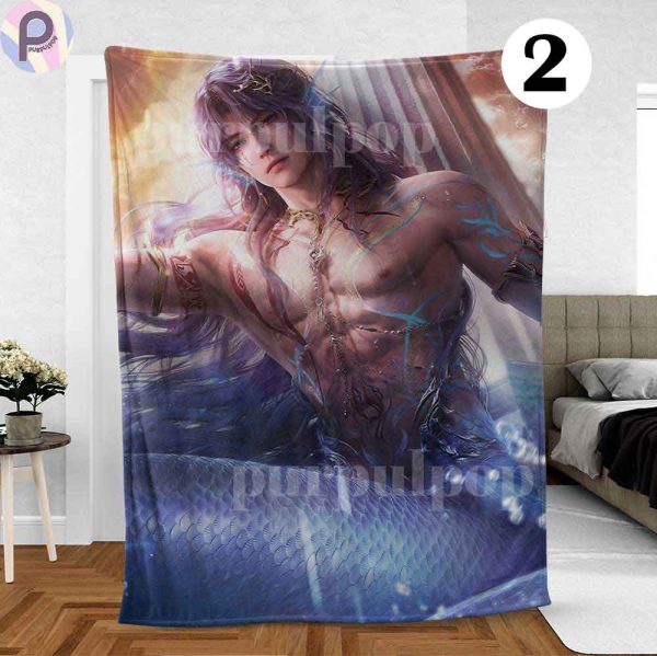 Rafayel Lemurian Sea God Love and Deepspace Blanket