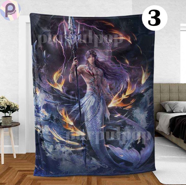 Rafayel Lemurian Sea God Love and Deepspace Blanket