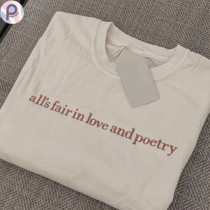 All’s Fair In Love And Poetry Embroidered Shirt