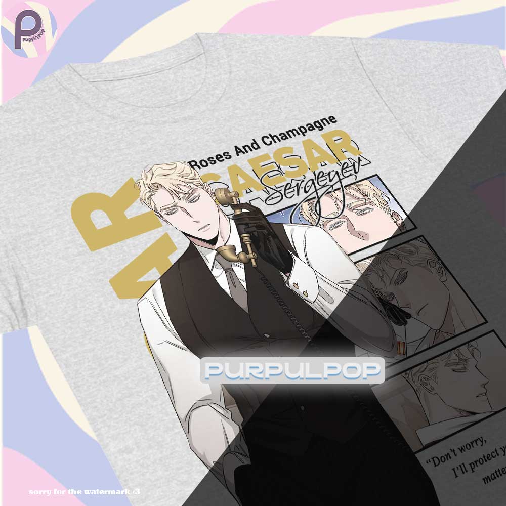 Caesar Roses and Champagne Frame BL Shirt Caesar Roses and Champagne Frame BL Shirt
