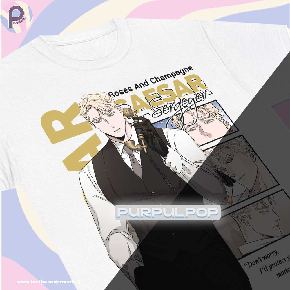Caesar Roses and Champagne Frame BL Shirt Caesar Roses and Champagne Frame BL Shirt