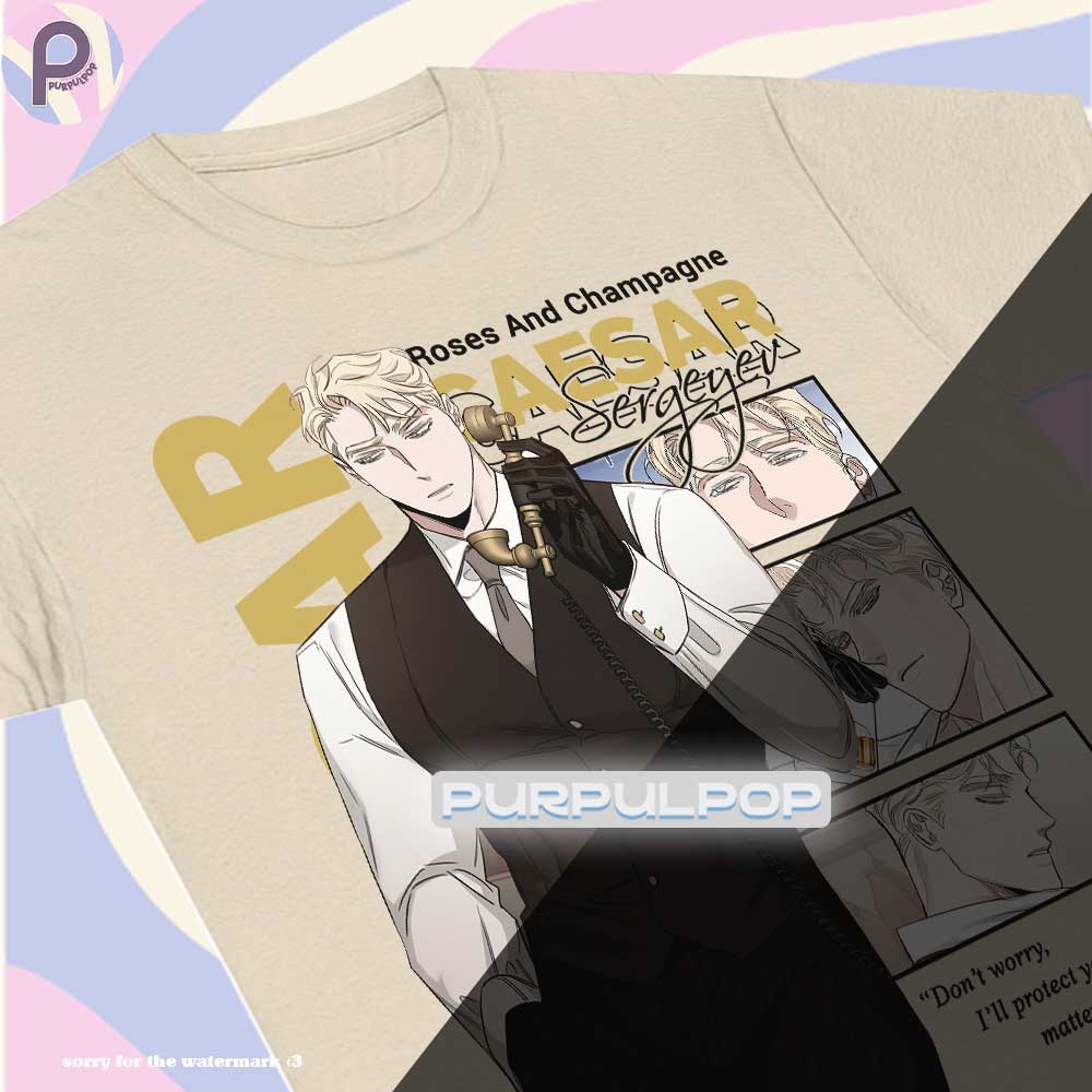 Caesar Roses and Champagne Frame BL Shirt Caesar Roses and Champagne Frame BL Shirt