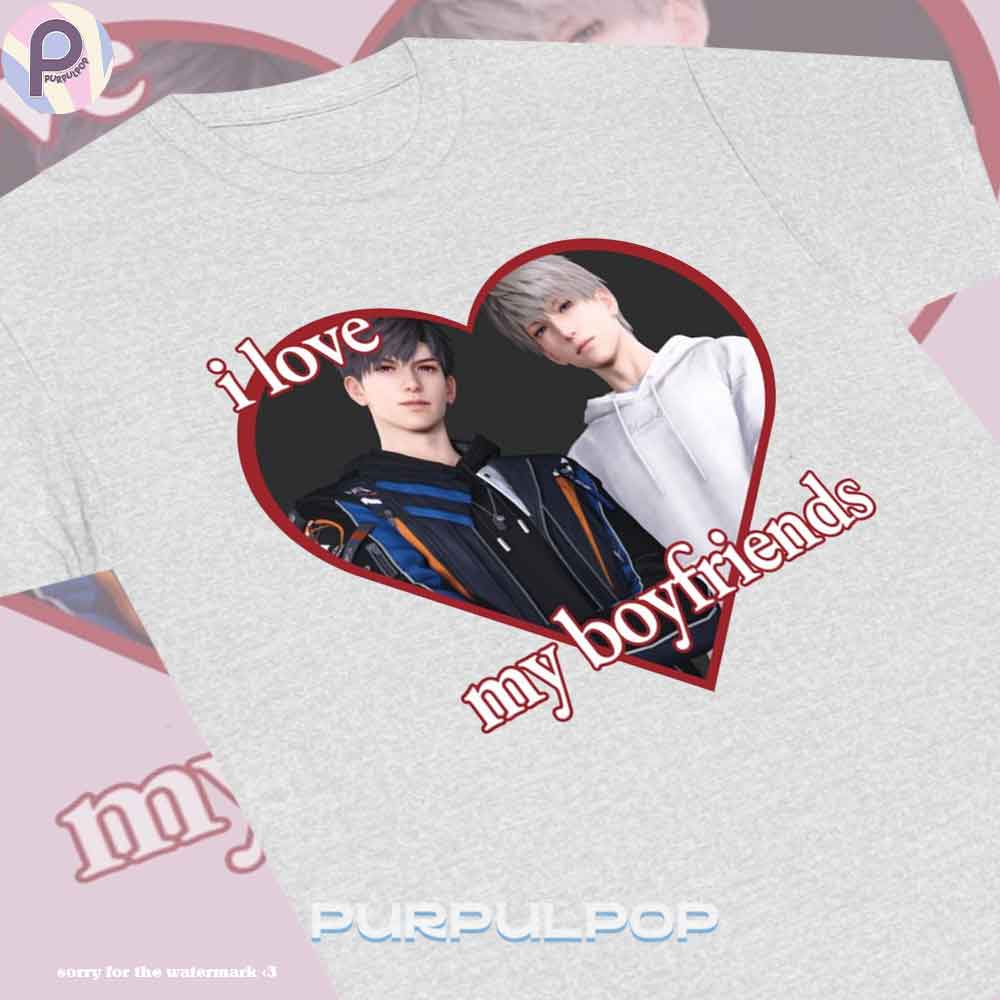 I Love My Boyfriend Xavier Caleb Love and Deepspace Shirt I Love My Boyfriend Xavier Caleb Love and Deepspace Shirt