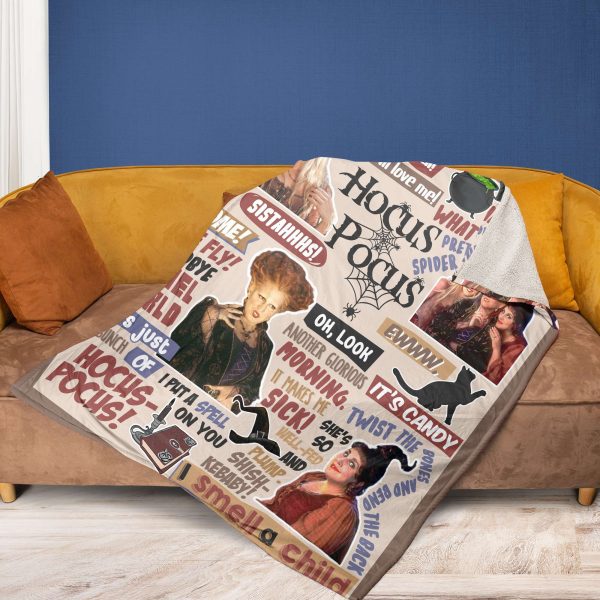 Hocus Pocus Quote Blanket