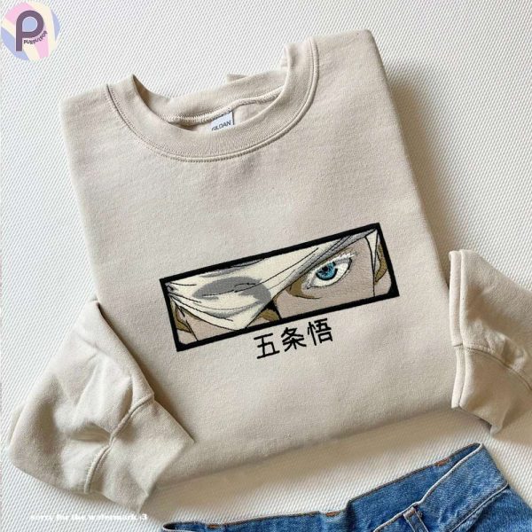 Gojo Satoru Eyes Embroidered Shirt