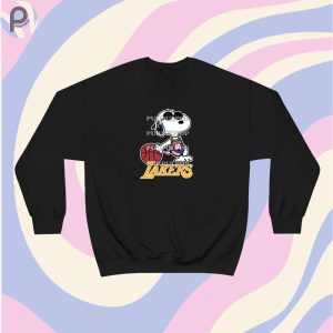 Snoopy Lakers Sweatshirt Hoodie