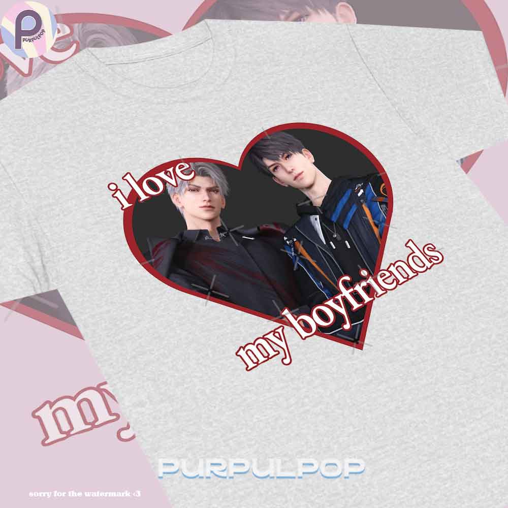 I Love My Boyfriend Sylus Caleb Love and Deepspace Shirt I Love My Boyfriend Sylus Caleb Love and Deepspace Shirt