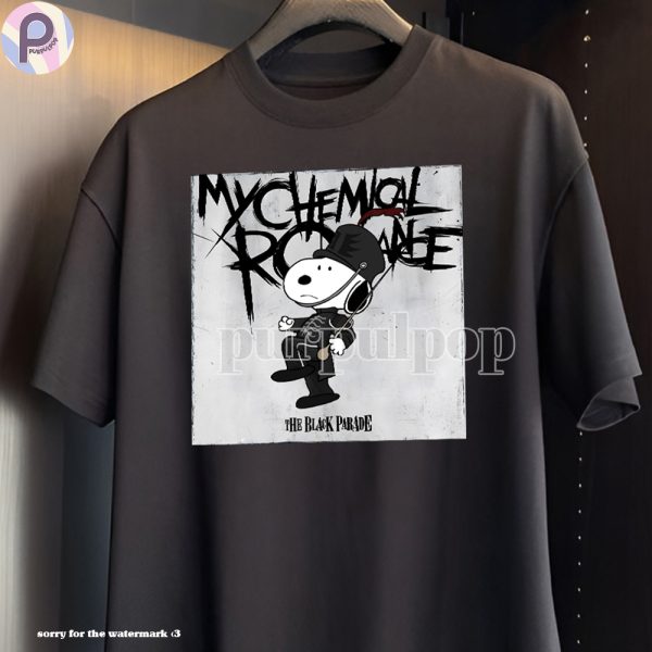 My Chemical Romance Snoopy Shirt