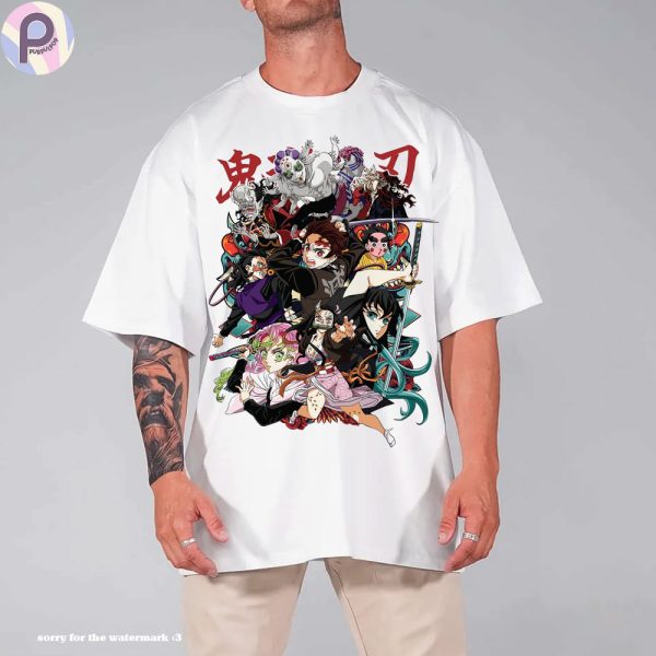 Demon Slayer All Character Kitmesu No Yaiba Shirt