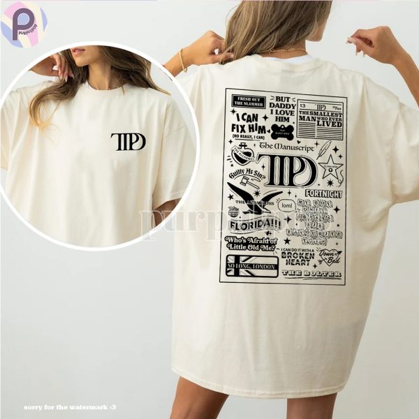 Box TTPD Taylor Swift Shirt