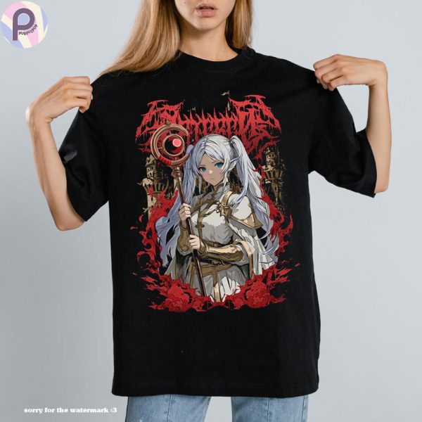 Frieren Wizard Heavy Metal Shirt