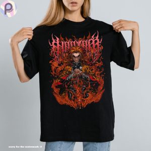 Kyojuro Rengoku Kimetsu no Yaiba Heavy Metal Shirt