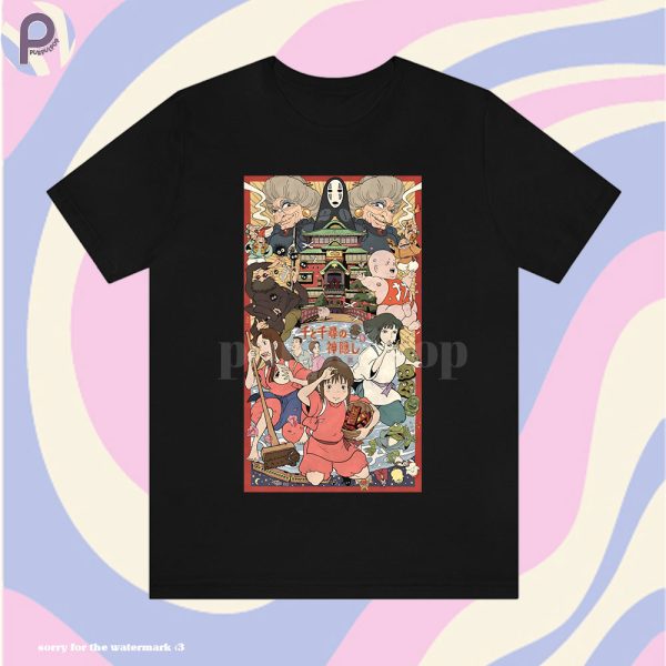 Ghibli Spirited Away No Face Chihiro Shirt