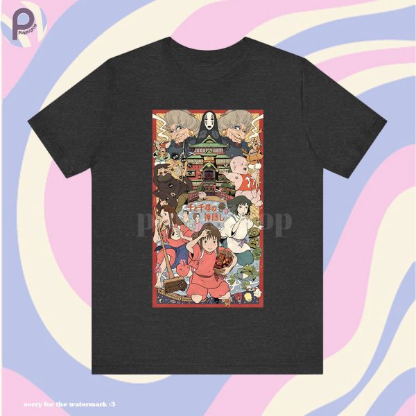 Ghibli Spirited Away No Face Chihiro Shirt