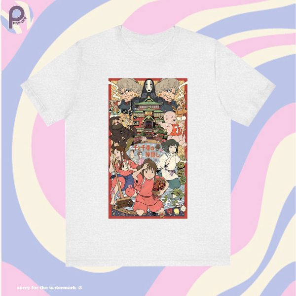 Ghibli Spirited Away No Face Chihiro Shirt