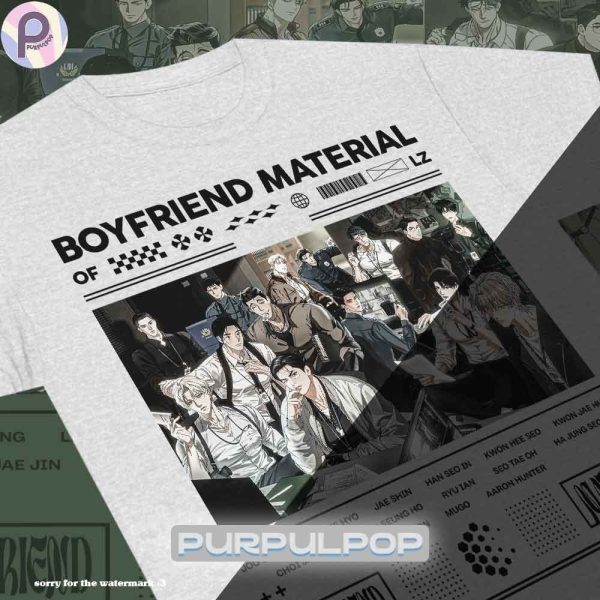 Boyfriend Material LZ Manhwa BL Shirt