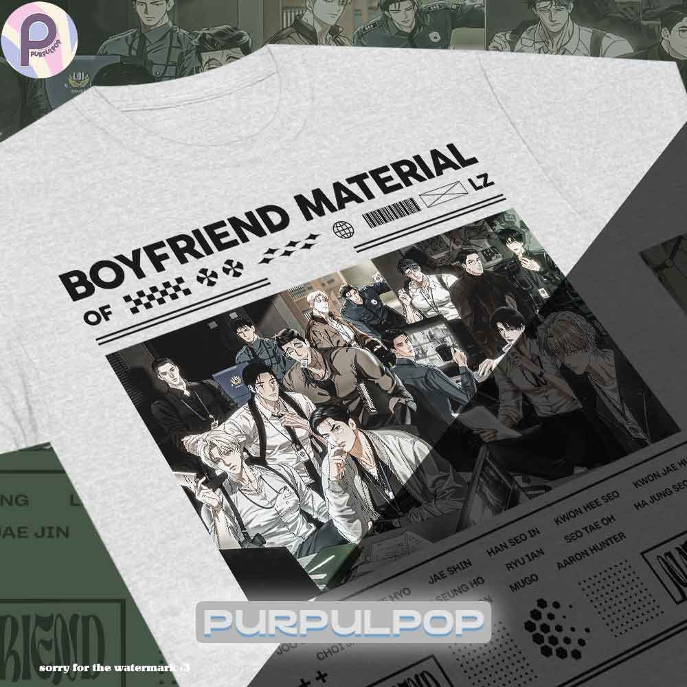 Boyfriend Material LZ Manhwa BL Shirt Boyfriend Material LZ Manhwa BL Shirt