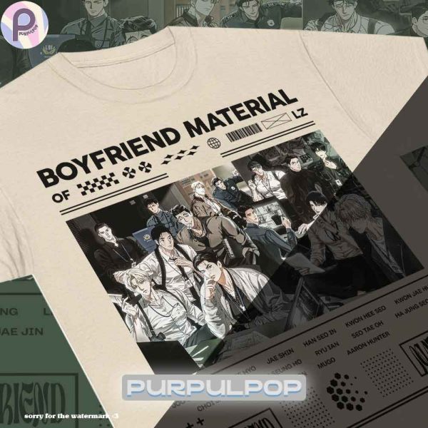 Boyfriend Material LZ Manhwa BL Shirt