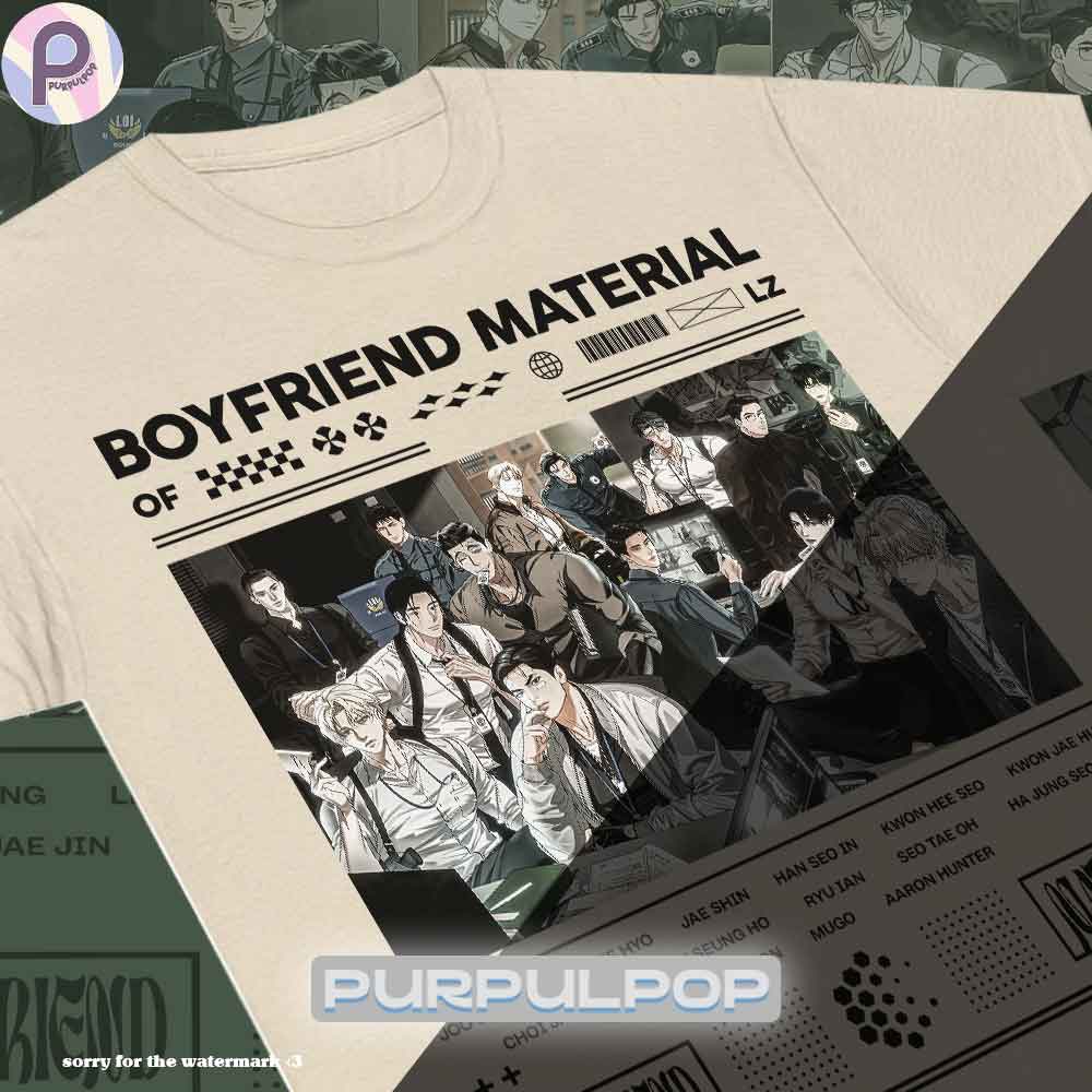 Boyfriend Material LZ Manhwa BL Shirt Boyfriend Material LZ Manhwa BL Shirt