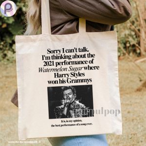 Sorry I Can’t Talke Harry Styles Tote Bag