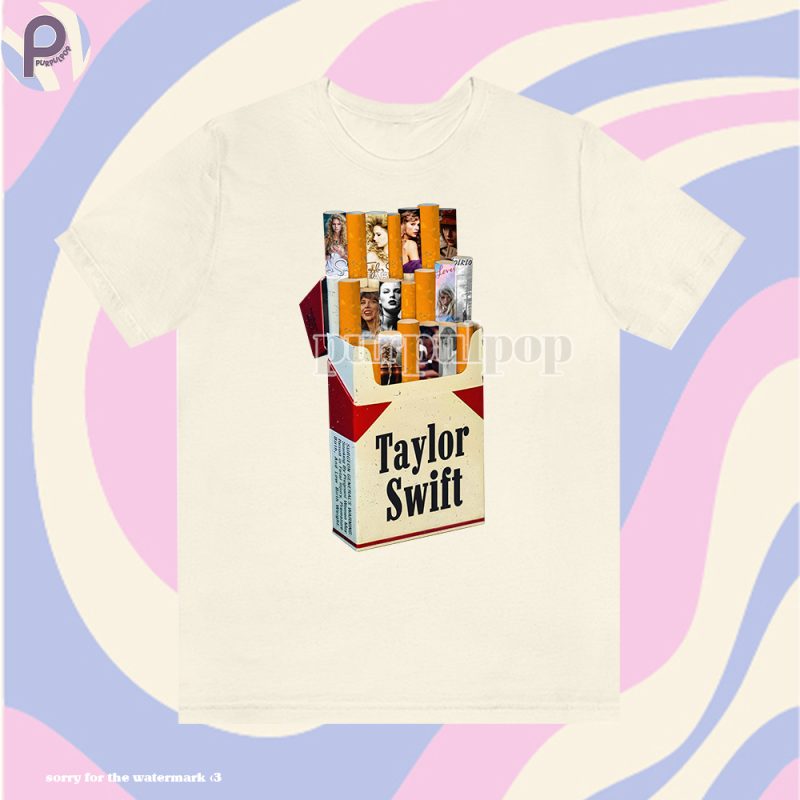 Taylor Swift Cigarette Album Shirt Purpul Pop
